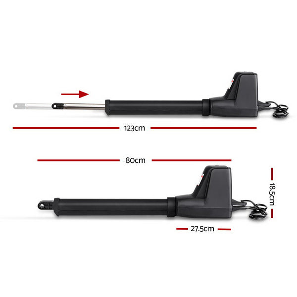 Dual Swing Gate Opener 800KG 20W Solar Panel UL-tech