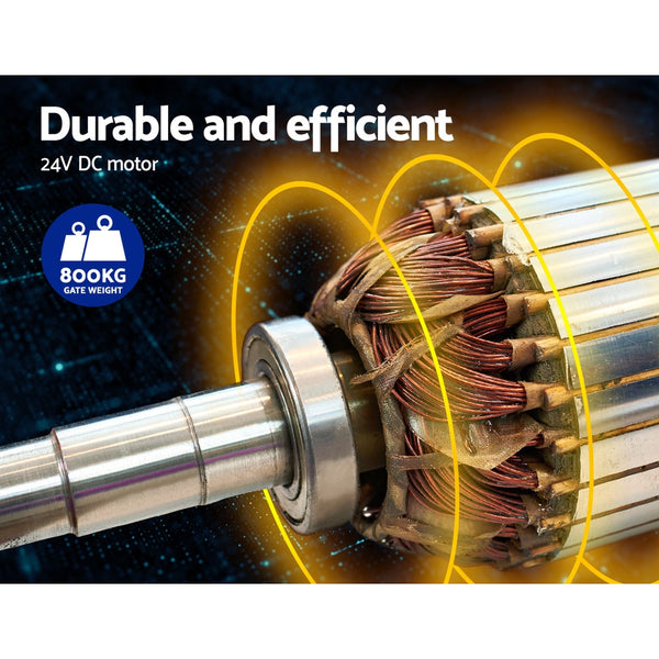 Dual Swing Gate Opener 800KG 20W Solar Panel UL-tech