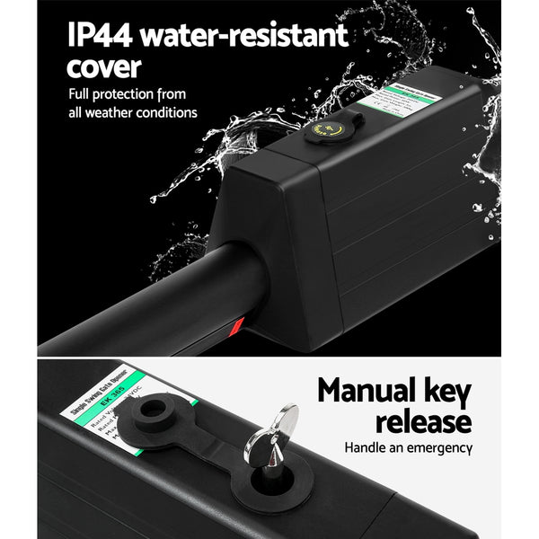 Single Swing Gate Opener 40W Full Solar Power Automatic UL-tech