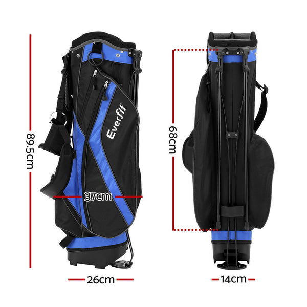 Everfit 6 Way Dividers Golf Bag Stand Insulated Carry Bag Zippered Rain Cover Everfit