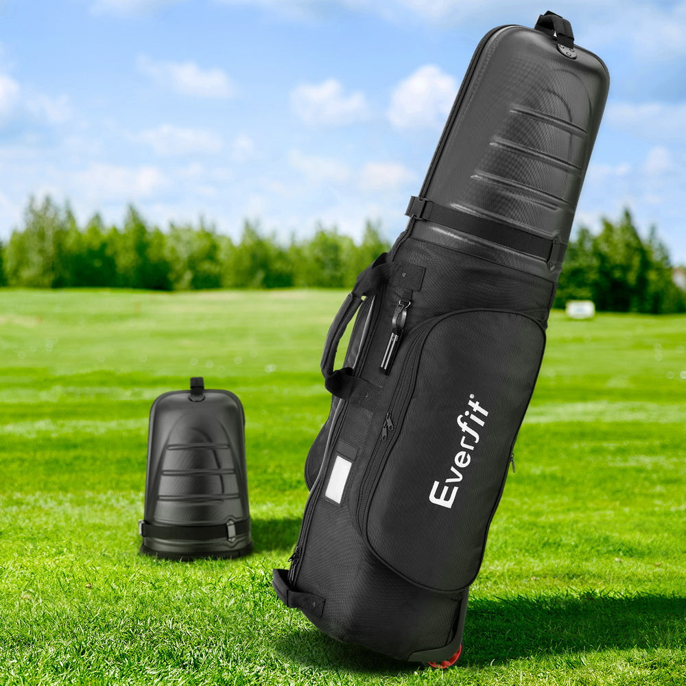 Everfit Golf Travel Bags for Airlines with Wheels Golf Clubs Hard Case Foldable Everfit