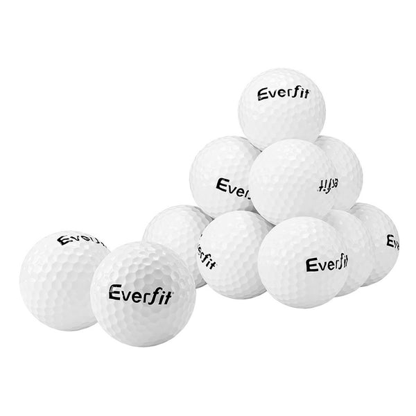 Everfit 12Pcs Golf Ball Set Reusable Distance Golf Balls Practice Training Everfit
