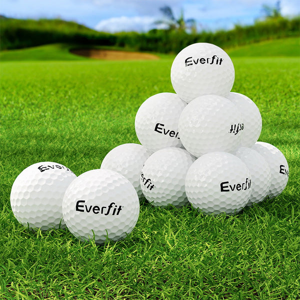 Everfit 12Pcs Golf Ball Set Reusable Distance Golf Balls Practice Training Everfit