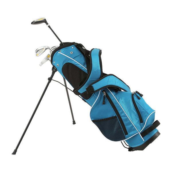 Everfit Golf Clubs Set Junior Right Handed Golf Wedges Iron Golf Stand Bag Everfit