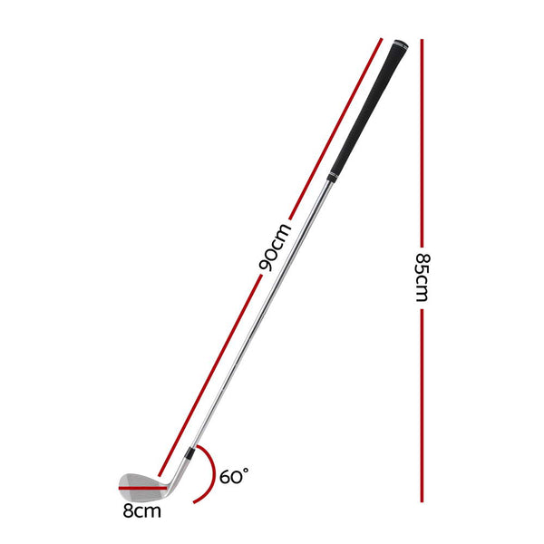 Everfit Golf Clubs Right Handed Golf Wedges Driver Rubber Steel 60 Degree Everfit