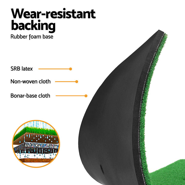 Everfit Golf Hitting Mat Portable Driving Range Practice Training Aid 2 in 1 Everfit