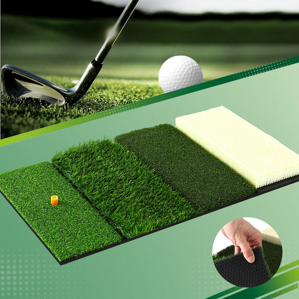 Everfit Golf Hitting Mat Practice Turf 4 in 1 Foldable Training Aid Backyard Everfit