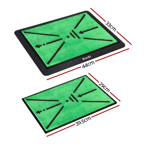 Everfit Golf Hitting Mat Training Swing Path Feedback Detection Batting 44x33cm Everfit