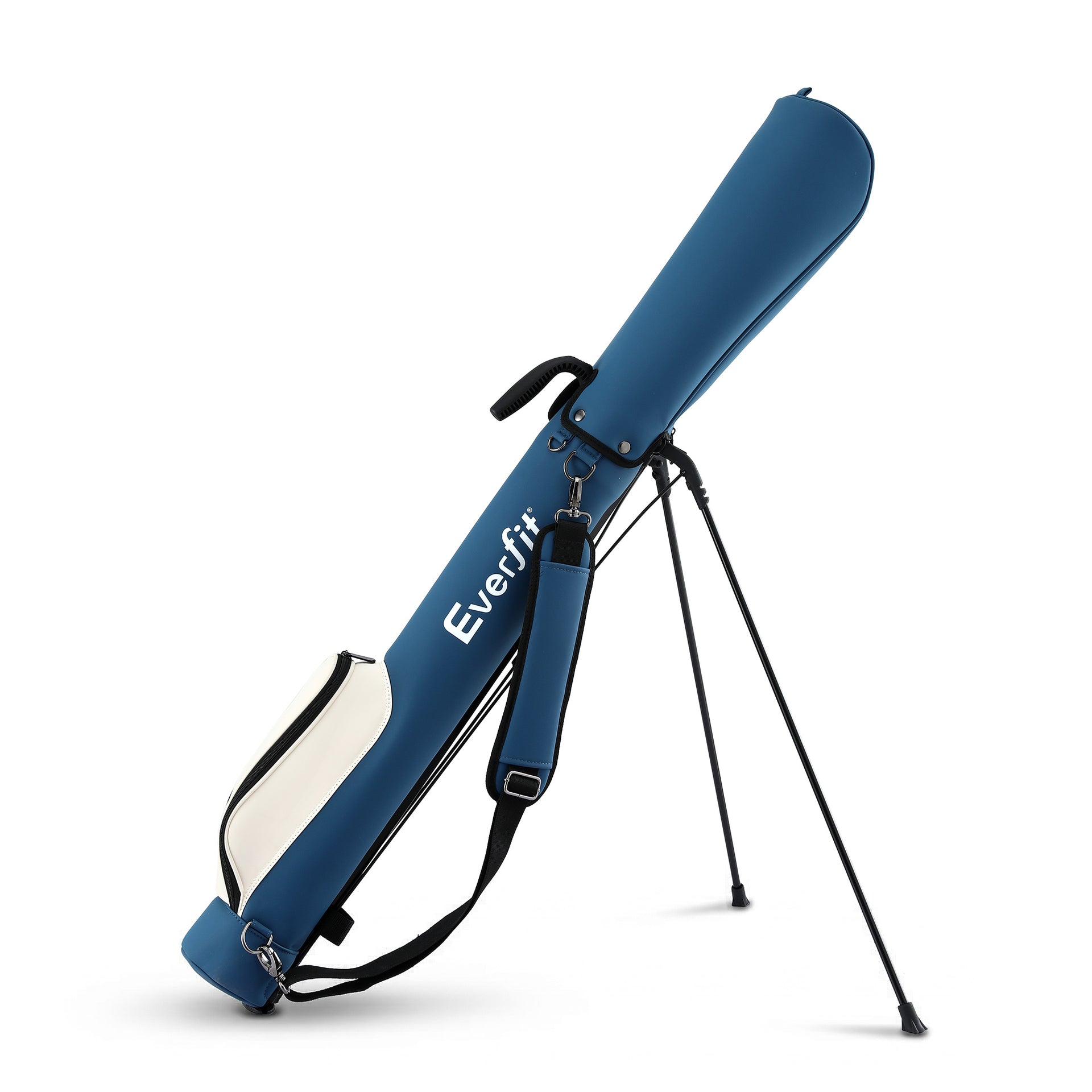 Everfit Golf Stand Bag Lightweight Sunday Pitch And Putt Bag Blue Awezingly