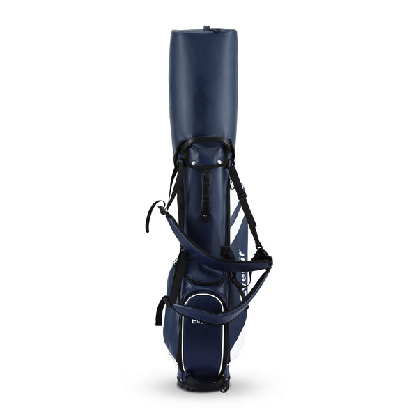 Everfit Golf Stand Bag Lightweight Carry Bag Dual Strap Club Divider Blue Awezingly