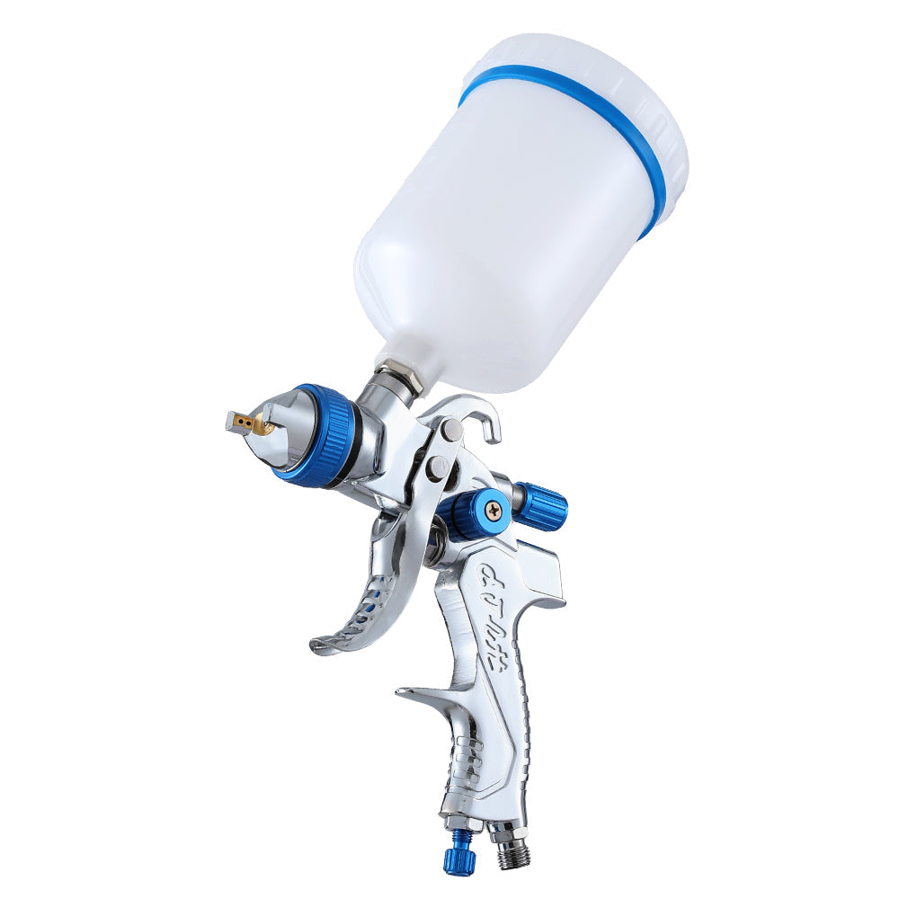 Giantz Spray Gun Paint Gun HVLP Gravity Feed 1.4mm 1.7mm 2.0mm Nozzles Included Giantz