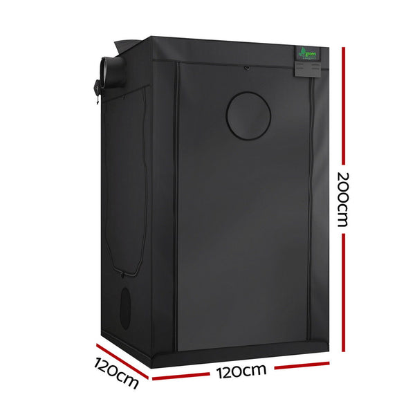 Green Fingers Grow Tent Kits 120x120x200cm Hydroponics Indoor Grow System Awezingly
