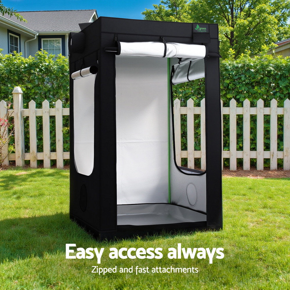 Green Fingers Grow Tent Kits 120x120x200cm Hydroponics Indoor Grow System Awezingly