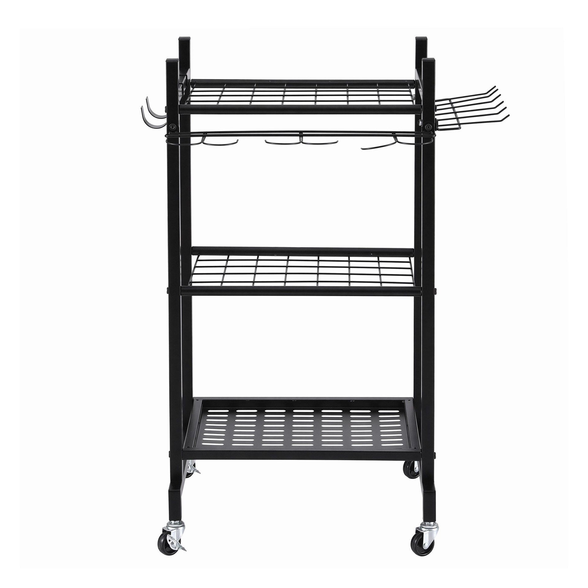 Gardeon Garden Tool Organizer with Wheels Heavy Duty Garage Yard Storage Cart Awezingly