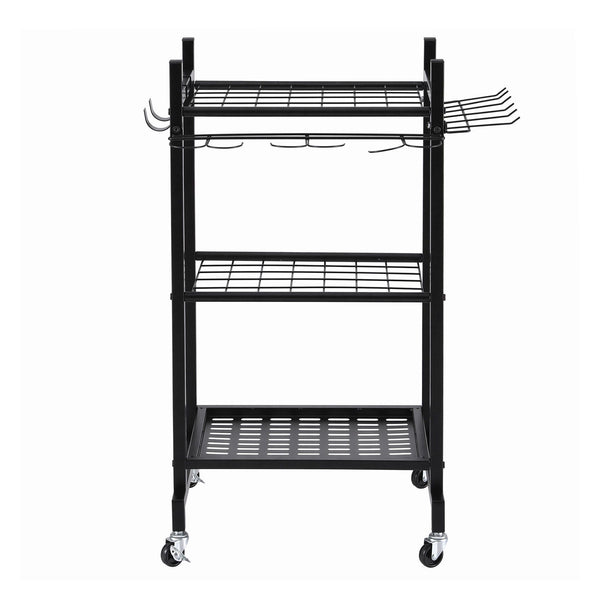 Gardeon Garden Tool Organizer with Wheels Heavy Duty Garage Yard Storage Cart Awezingly
