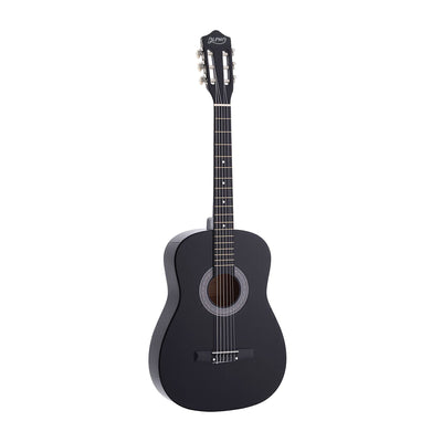 Alpha 38 Inch Acoustic Guitar Full Size Classical Cutaway Nylon String Black