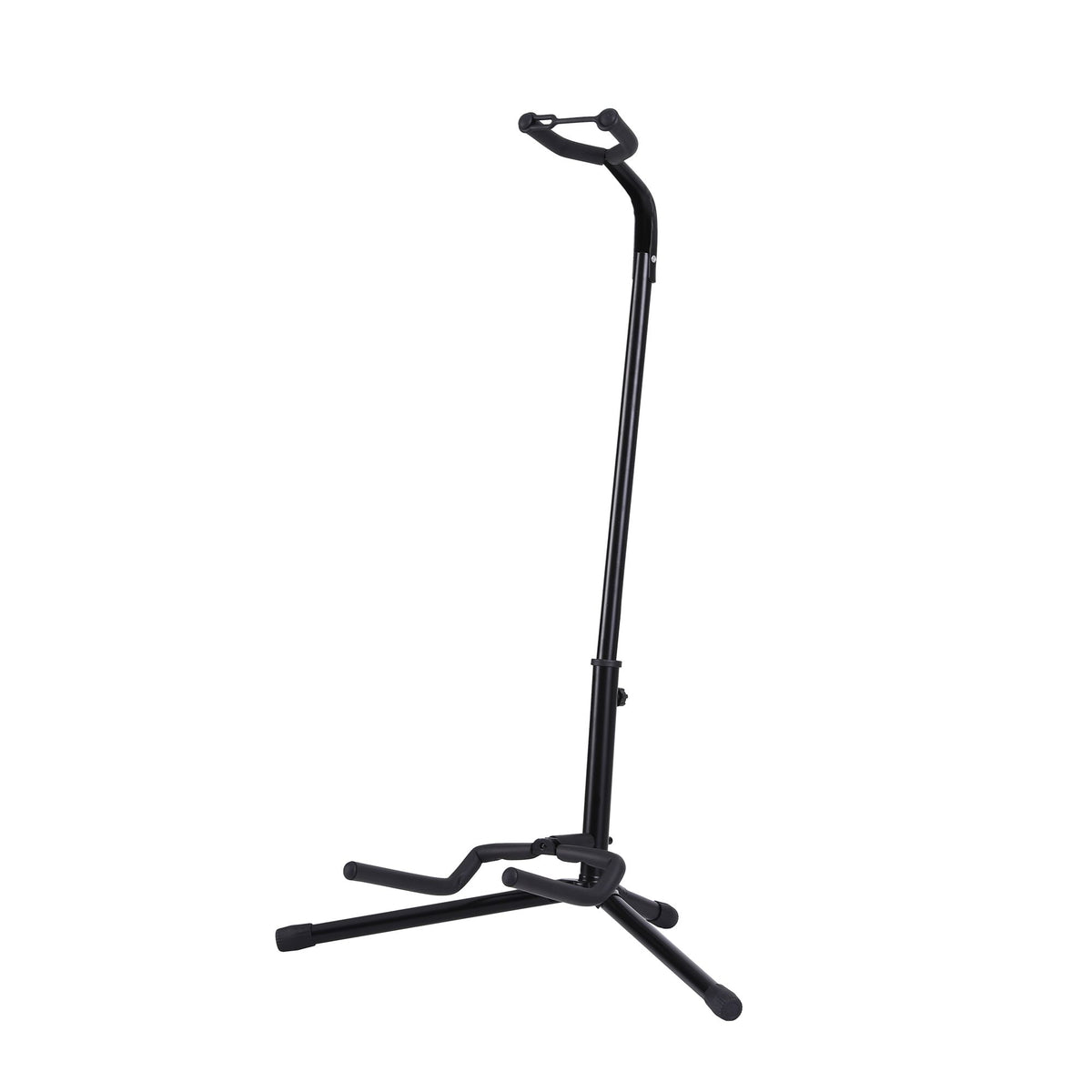 Alpha Iron Adjustable Guitar Stand Folding Instrument Holder Acoustic Bass Rack Black Awezingly