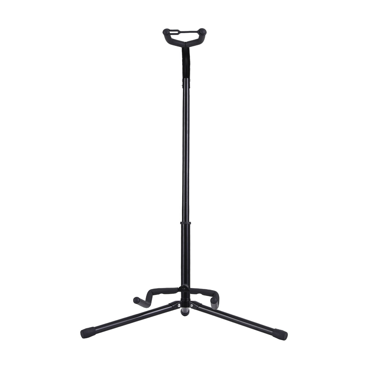 Alpha Iron Adjustable Guitar Stand Folding Instrument Holder Acoustic Bass Rack Black Awezingly