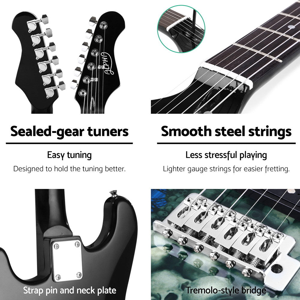 Alpha Electric Guitar Music String Instrument 20W Amplifier Alpha