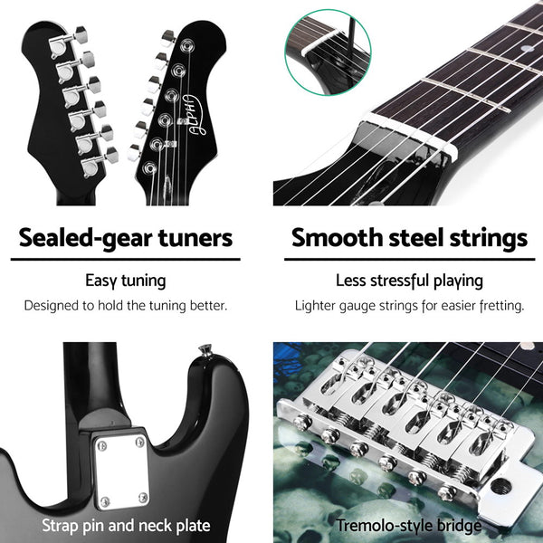 Alpha Electric Guitar Music String Instrument 20W Amplifier Alpha