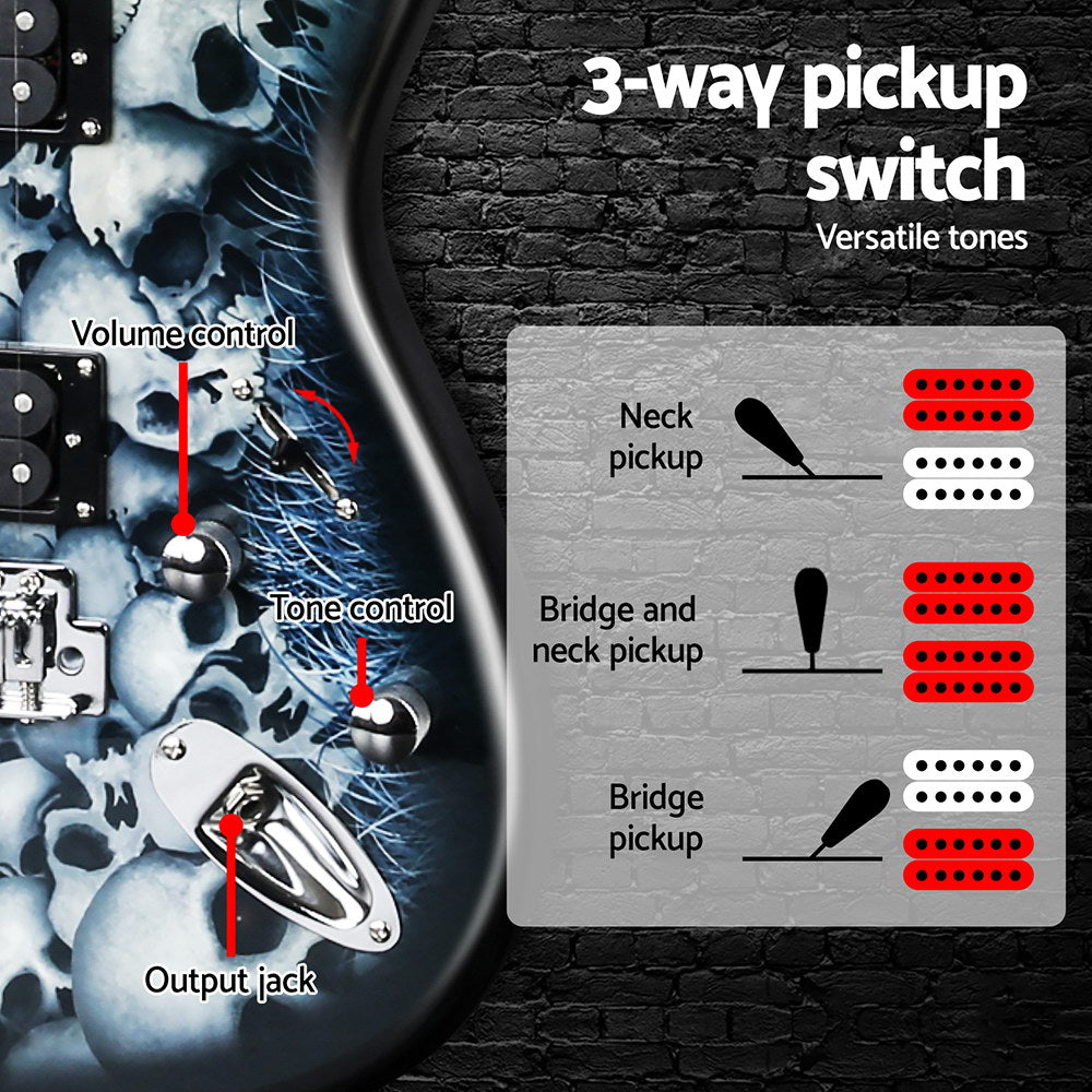 Alpha Electric Guitar Music String Instrument 20W Amplifier Alpha