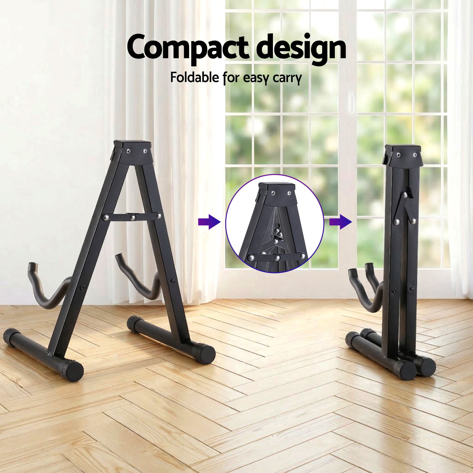 Alpha Electric Guitar Bass 47 Inch Set Kit 40W Bass Guitar Amplifier Guitar Stand Folding Awezingly