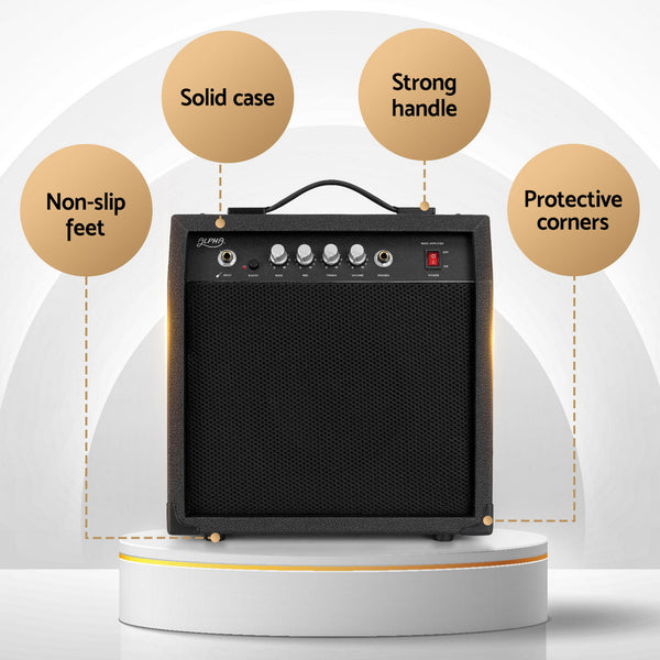 Alpha 40W Bass Guitar Amplifier Portable Awezingly
