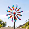 Gardeon Garden Windmill Metal Double Wind Spinner Outdoor Lawn Decor 190cm
