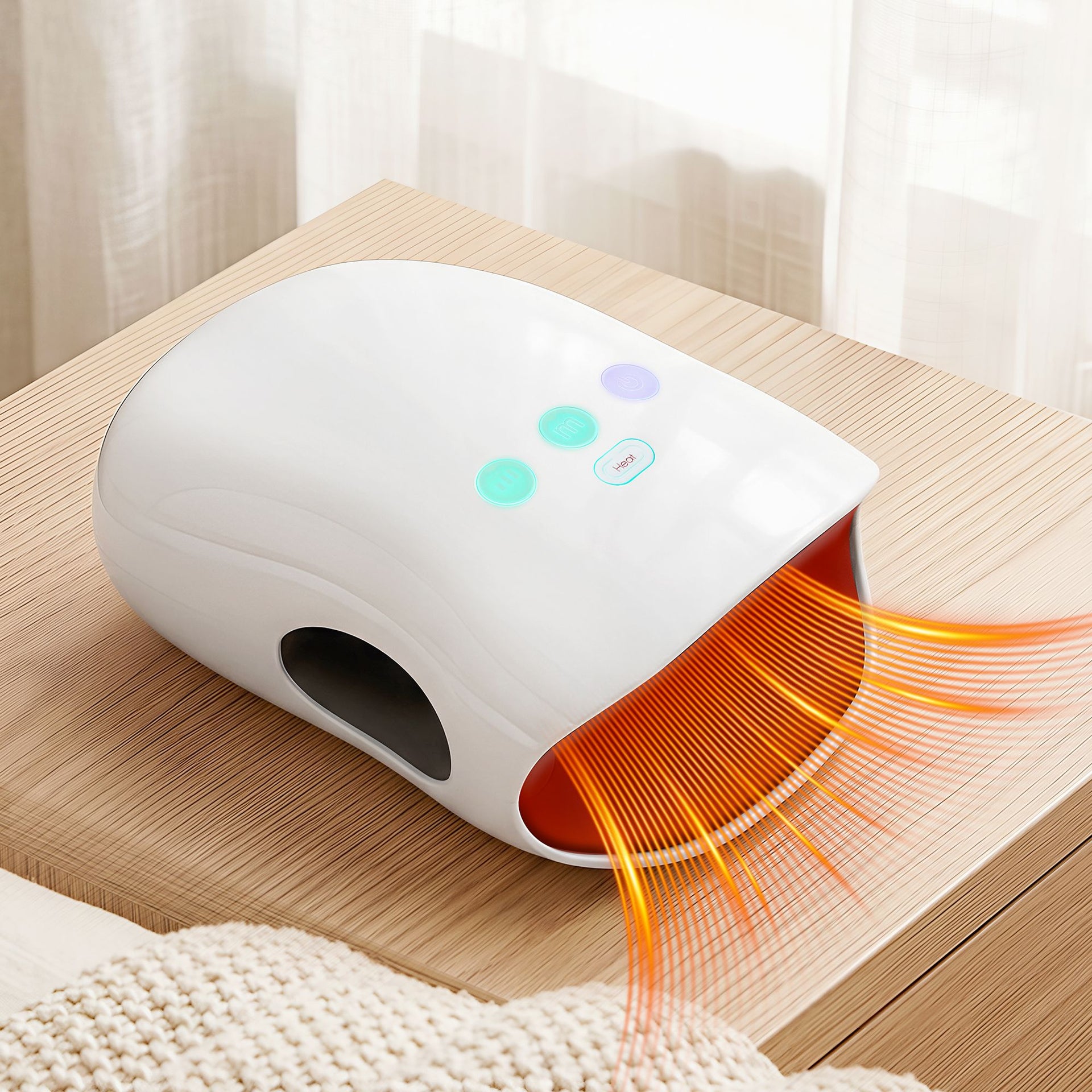 Livemor Hand Massager with Heat and Compression Cordless 3 Modes 3 Temperatures Awezingly