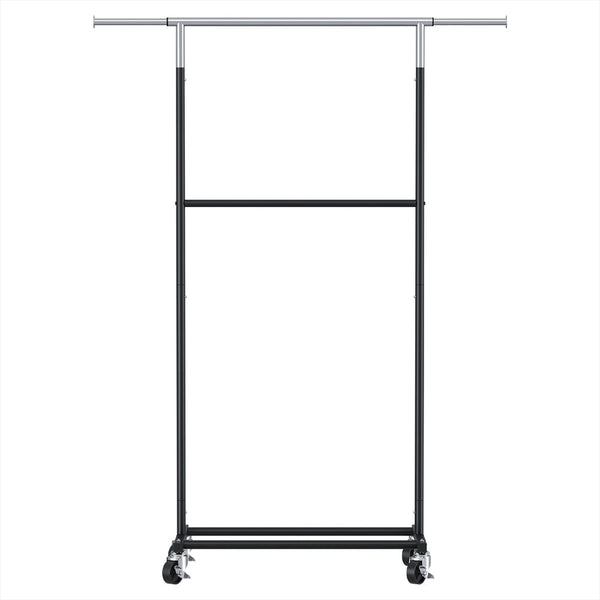 Artiss Clothes Rack Double Rod Airer Rail Coat Stand Adjustable Hanger Artiss
