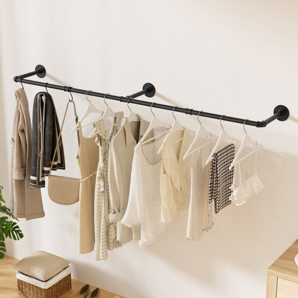 Artiss Clothes Rack Airer Floating Shelf Metal Does Not Apply