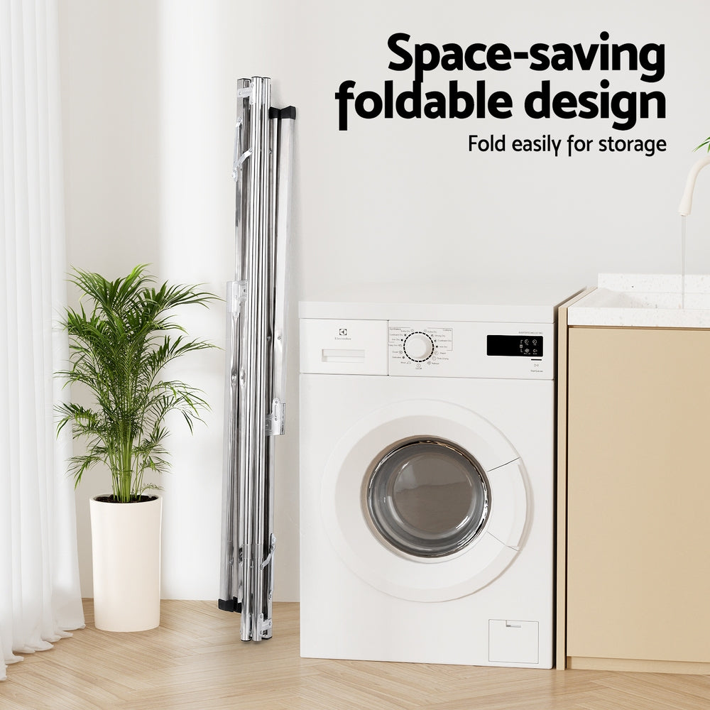 Artiss Clothes Rack Adjustable Foldable Steel Awezingly