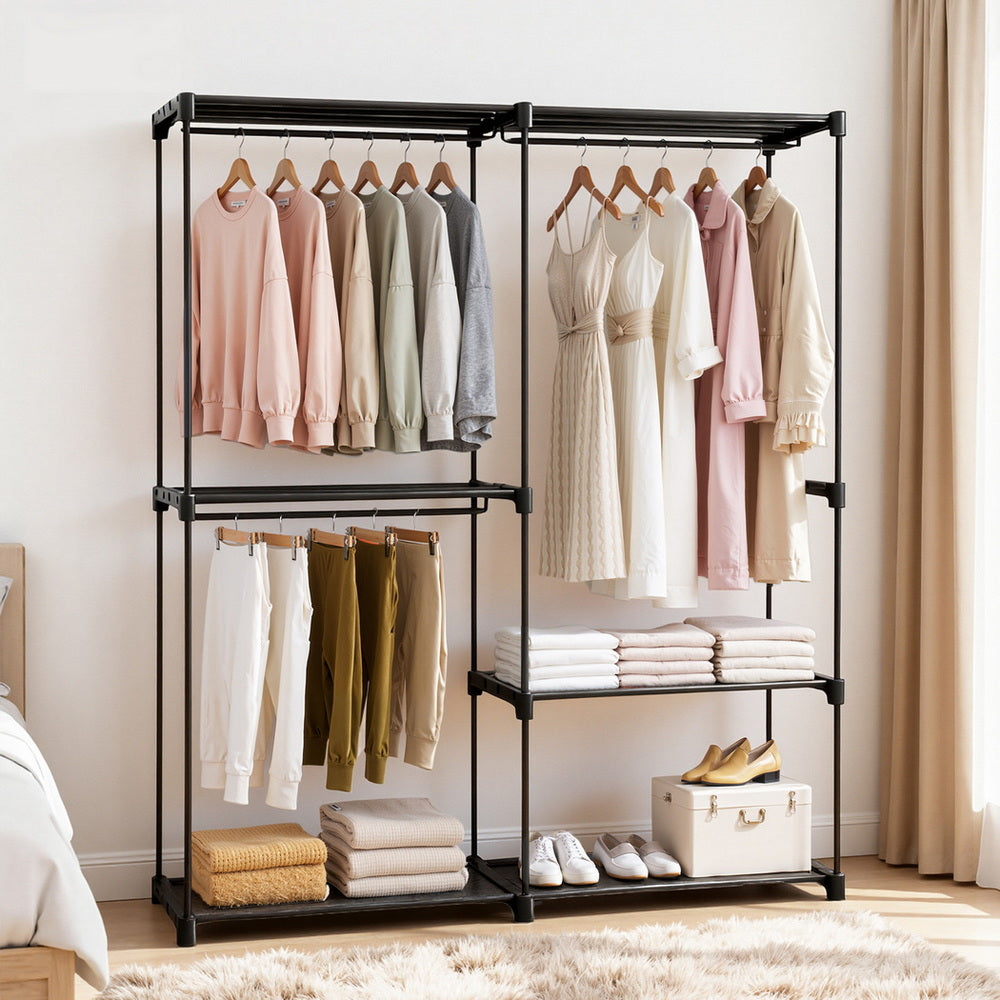 Artiss Wardrobe Clothes Rack Closet 181cm Awezingly