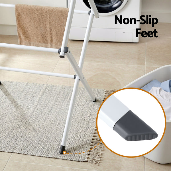 Artiss Clothes Rack Foldable Airer Drying Rack Portable No Assembly Required Awezingly