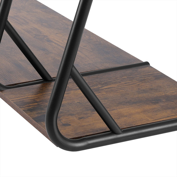 Artiss Wardrobe Clothes Rack Airer 4-Tier Walnut Artiss