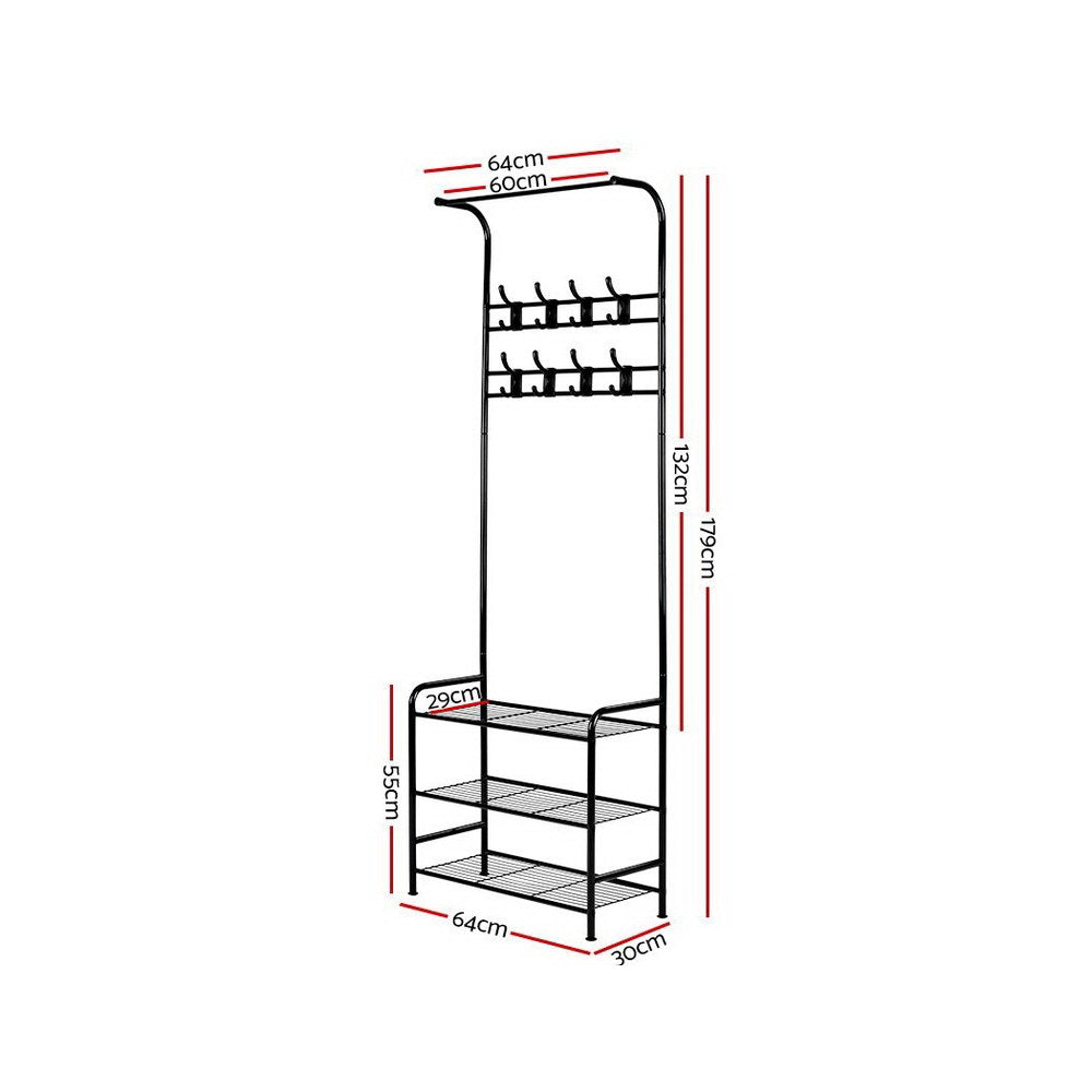 Artiss Clothes Rack Airer Coat Stand 179cm Hanger Rail Closet Artiss