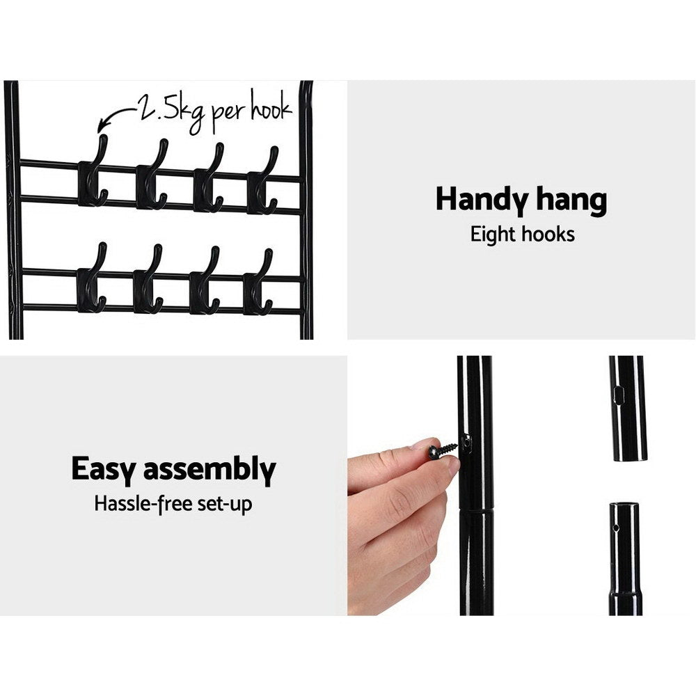 Artiss Clothes Rack Airer Coat Stand 179cm Hanger Rail Closet Artiss