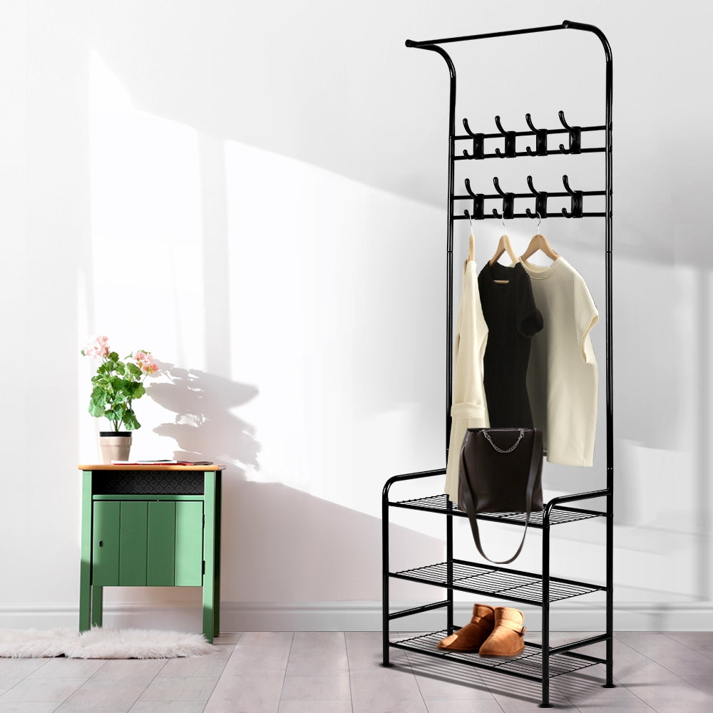 Artiss Clothes Rack Airer Coat Stand 179cm Hanger Rail Closet Artiss