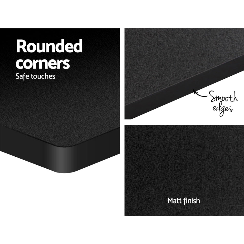 Artiss Electric Standing Desk Motorised Sit Stand Desks Table Black 140cm Artiss