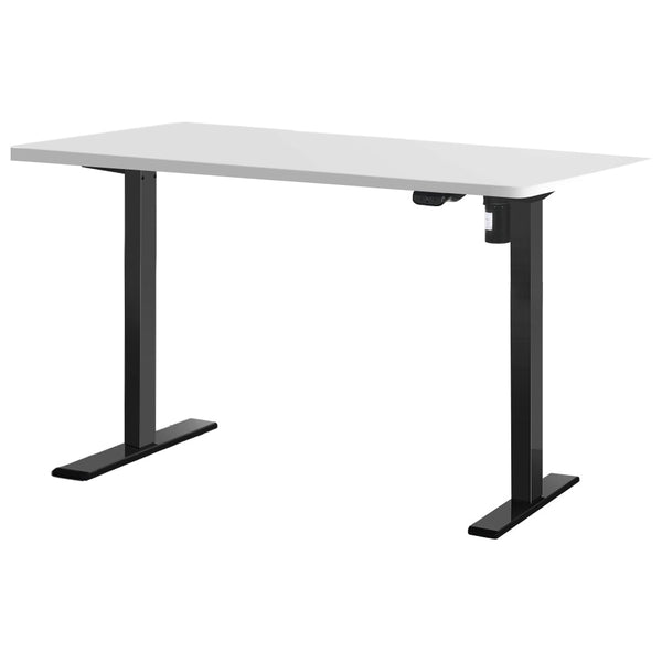 Artiss Electric Standing Desk Motorised Sit Stand Desks Table Black White 140cm Artiss