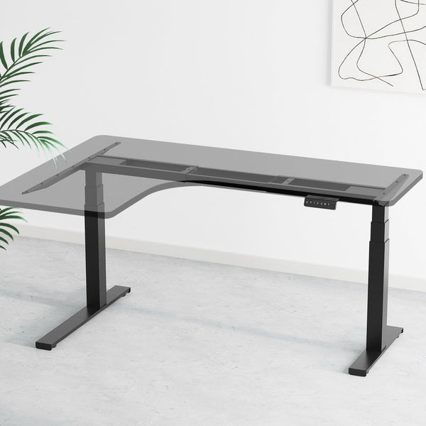 Artiss Standing Desk Frame Only L-shape Motorised Artiss