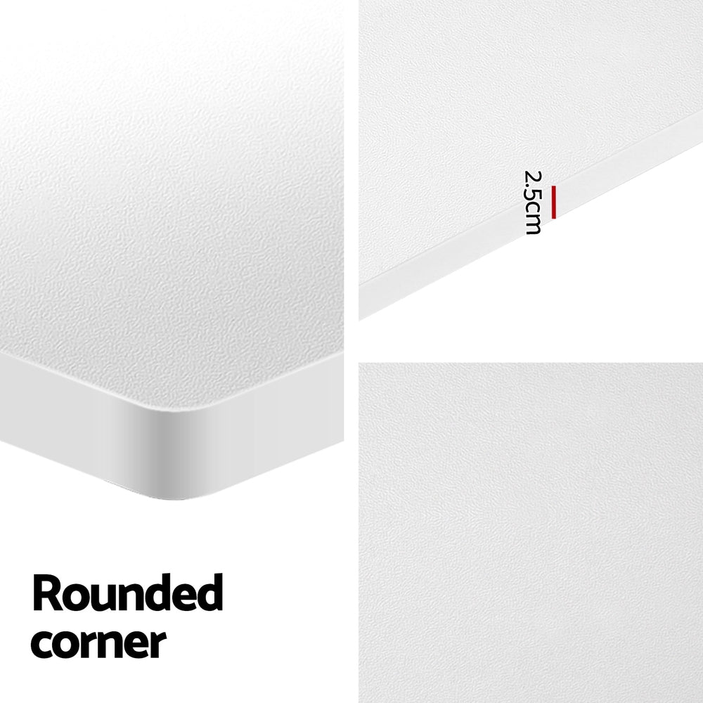 Artiss Electric Standing Desk with Storage Rack Shelf Drawers White 120CM Artiss