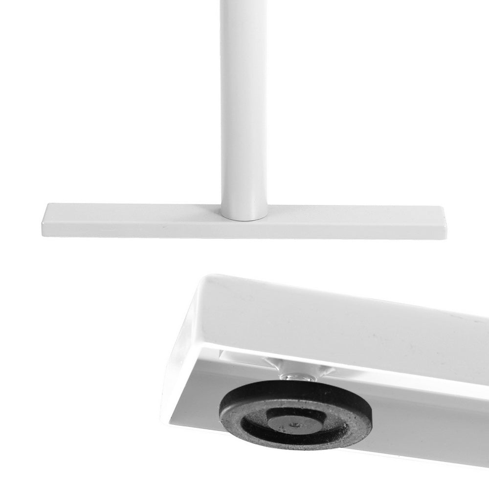 Artiss Standing Desk Motorised Electric Dual Motor Splice White Pine 120CM Artiss