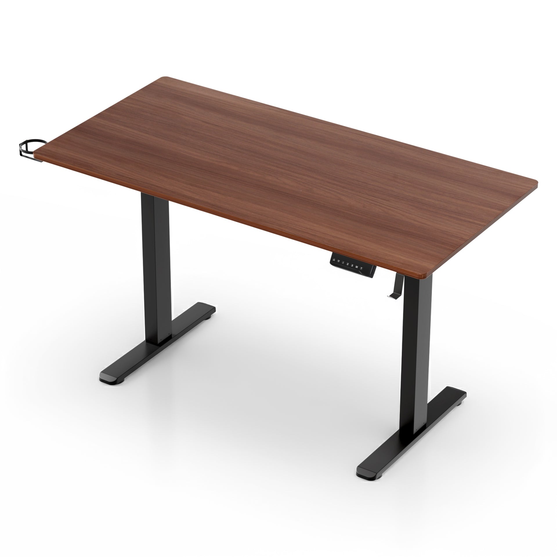 Artiss Standing Desk Motorised Dual Motor Electric Walnut 140CM Artiss