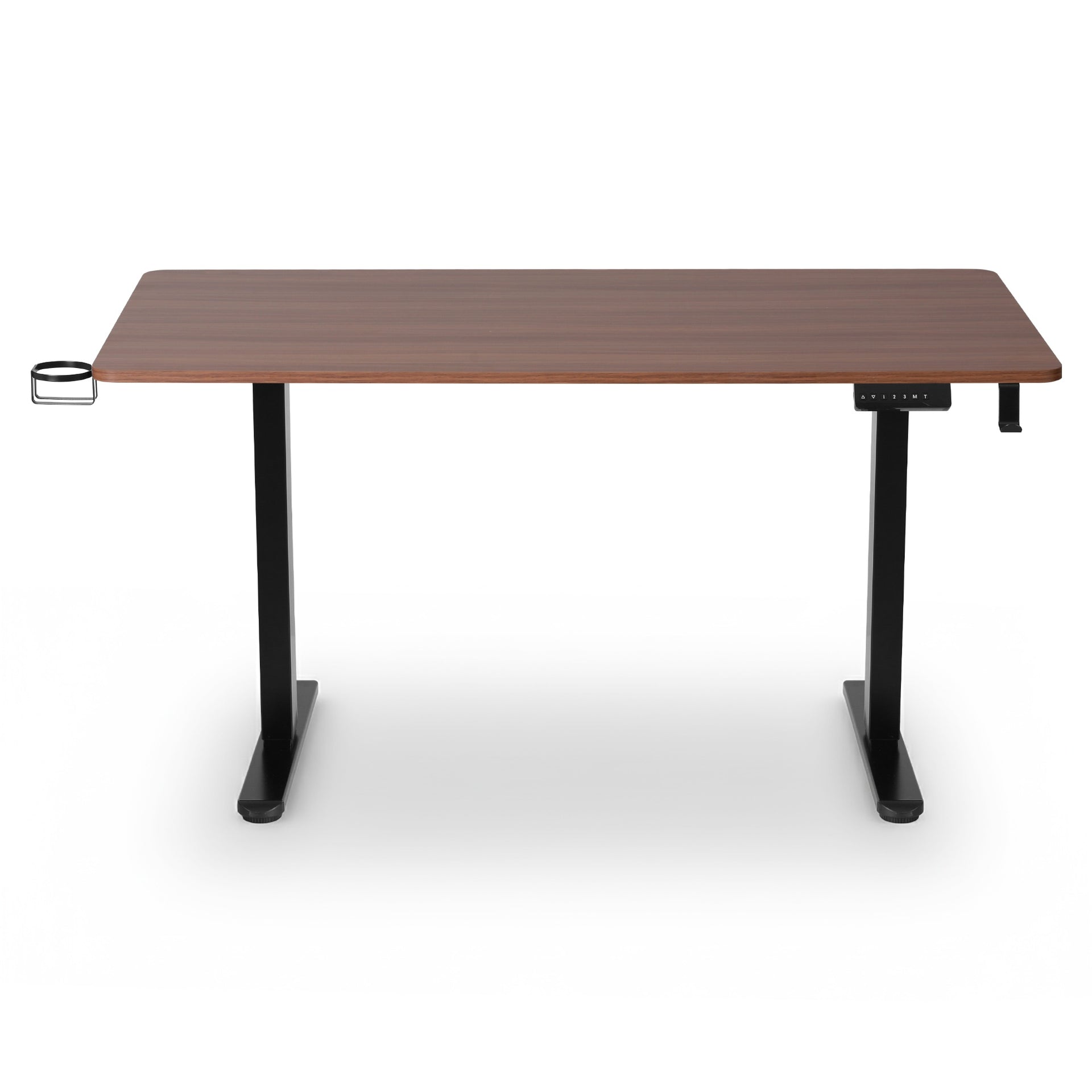 Artiss Standing Desk Motorised Dual Motor Electric Walnut 140CM Artiss