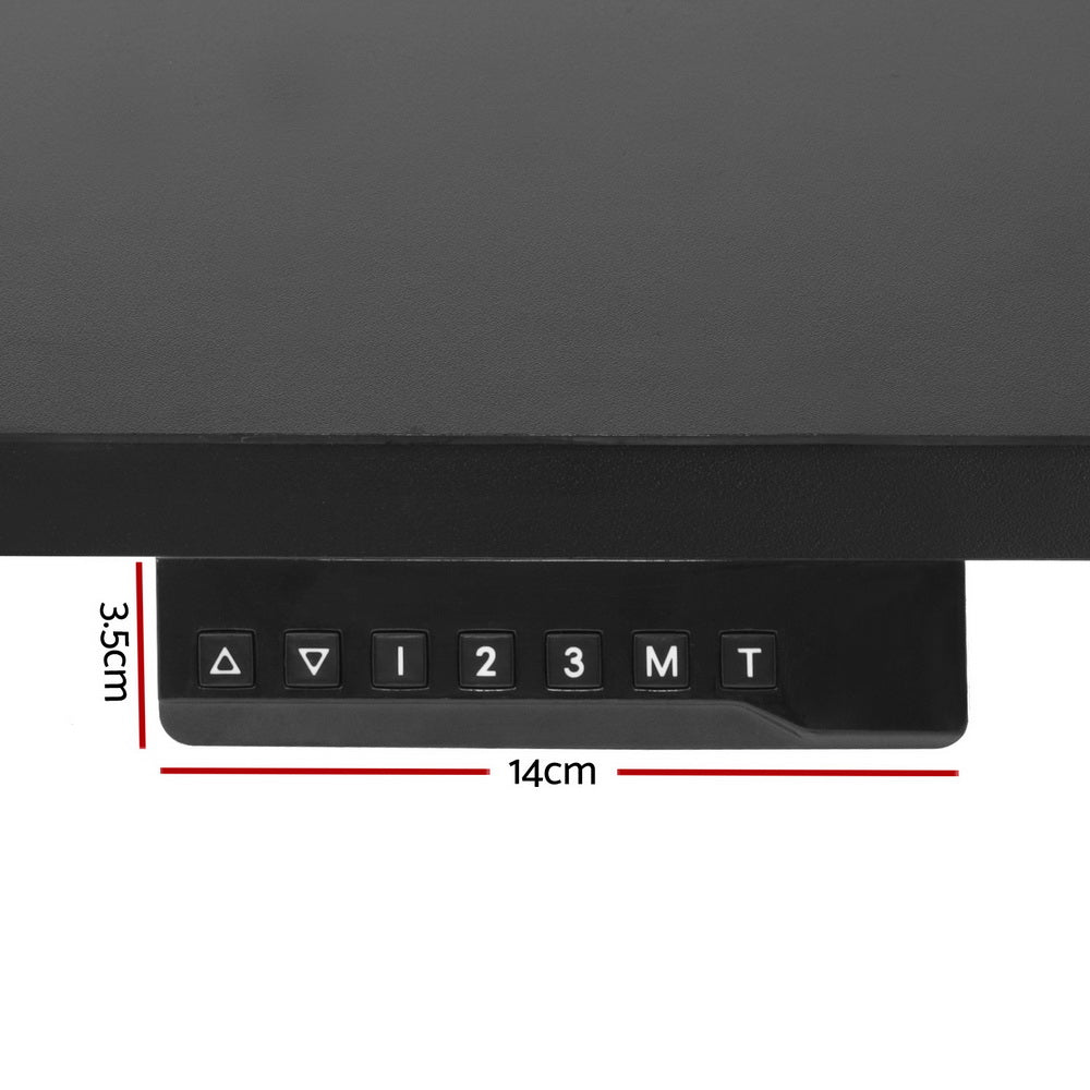 Artiss Standing Desks L-shape Motorised 160CM Black Artiss