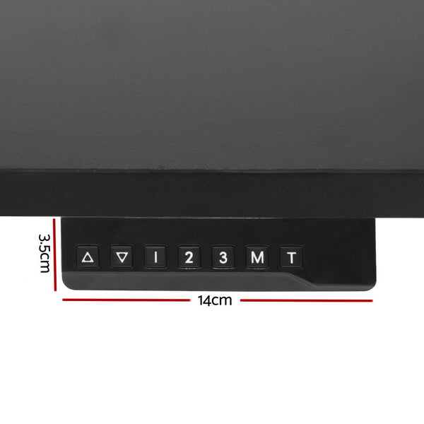 Artiss Standing Desks L-shape Motorised 160CM Black Artiss