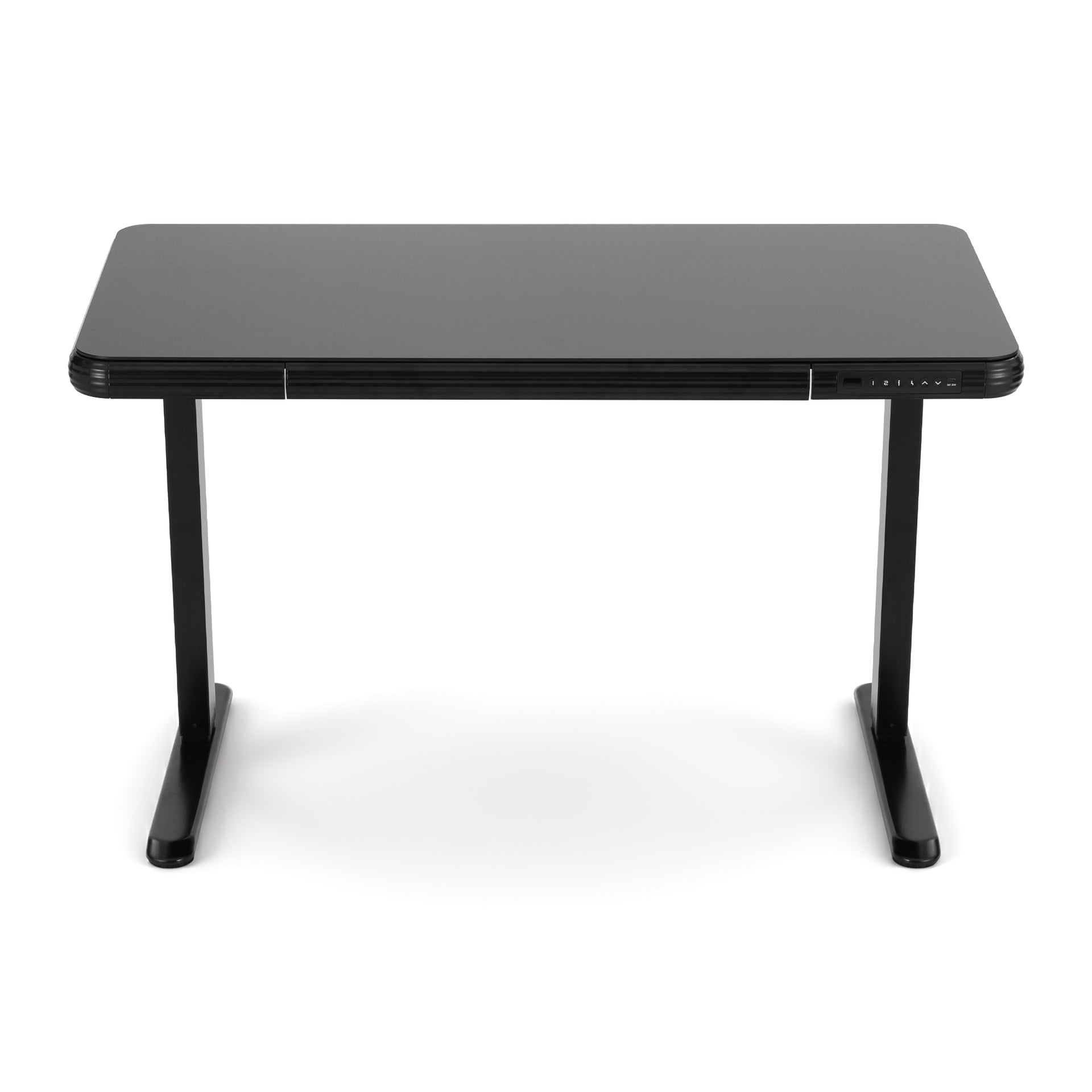 Artiss Standing Desk Motorised Tempered Glass Top Electric Black 120CM Artiss