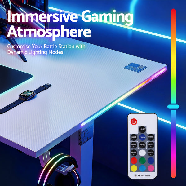 Artiss Electric Standing Desk Height Adjustable Gaming Desk Home Office 140cm Artiss