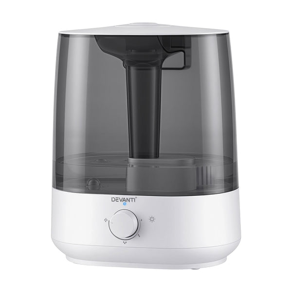 Devanti Ultrasonic Humidifier Aroma Diffuser Top Fill Quiet Bedroom 6L Awezingly
